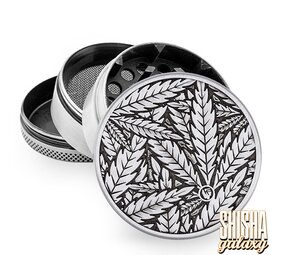 Fire Flow Metall Grinder - Leaves 33 - Ø 50 mm - 4 Teilig - Silver Fire Flow Metall Grinder - Leaves 33 - Ø 50 mm - 4 Teilig - Silver