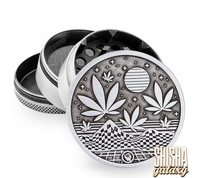 Fire Flow Metall Grinder - Leaves 37 - Ø 50 mm - 4 Teilig - Silver Fire Flow Metall Grinder - Leaves 37 - Ø 50 mm - 4 Teilig - Silver