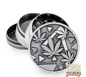 Fire Flow Metall Grinder - Leaves 37/2 - Ø 50 mm - 4 Teilig - Silver Fire Flow Metall Grinder - Leaves 37/2 - Ø 50 mm - 4 Teilig - Silver