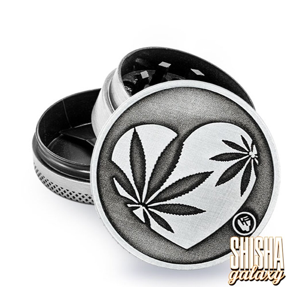 Fire Flow Fire Flow - Metall Grinder - 420 Heart - Ø 40 mm - 3 Teilig - Silver Fire Flow Fire Flow - Metall Grinder - 420 Heart - Ø 40 mm - 3 Teilig - Silver