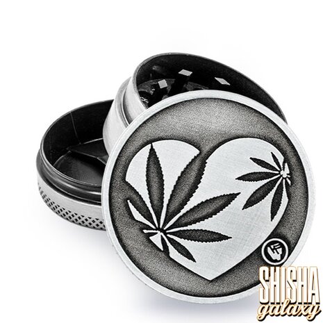 Fire Flow Fire Flow - Metall Grinder - 420 Heart - Ø 40 mm - 3 Teilig - Silver Fire Flow Fire Flow - Metall Grinder - 420 Heart - Ø 40 mm - 3 Teilig - Silver