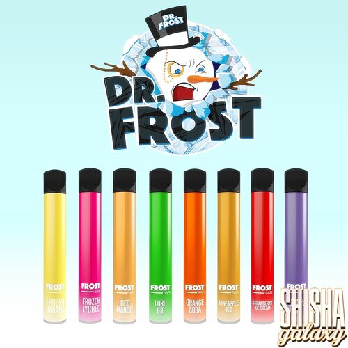 Dr Frost Dr Frost Bar - Pineapple Ice - Einweg E-Shisha - 600 Züge / Nikotin 20 mg