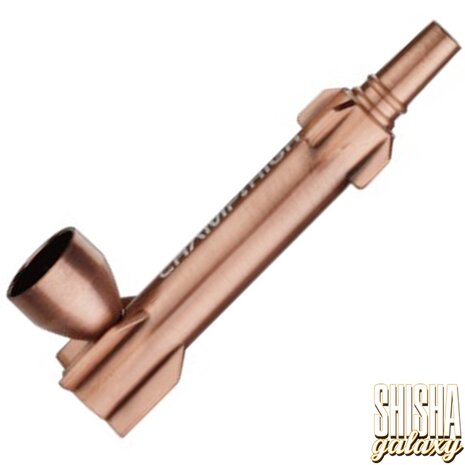 High Champ Champ High - Spaceship Metal - 9 cm - Metall Handpfeife inkl. Sieb - Bronze High Champ Champ High - Spaceship Metal - 9 cm - Metall Handpfeife inkl. Sieb - Bronze