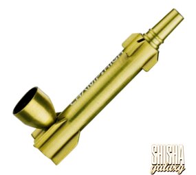 High Champ Spaceship Metal - 9 cm - Metall Handpfeife inkl. Sieb - Gold High Champ Spaceship Metal - 9 cm - Metall Handpfeife inkl. Sieb - Gold