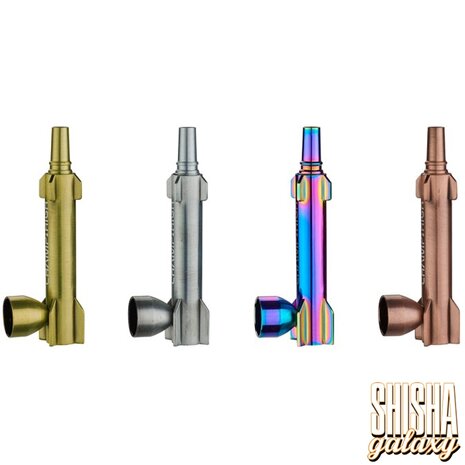 High Champ Champ High - Spaceship Metal - 9 cm - Metall Handpfeife inkl. Sieb - Rainbow High Champ Champ High - Spaceship Metal - 9 cm - Metall Handpfeife inkl. Sieb - Rainbow