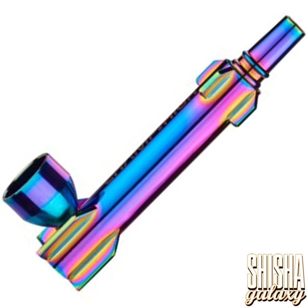 High Champ Champ High - Spaceship Metal - 9 cm - Metall Handpfeife inkl. Sieb - Rainbow High Champ Champ High - Spaceship Metal - 9 cm - Metall Handpfeife inkl. Sieb - Rainbow