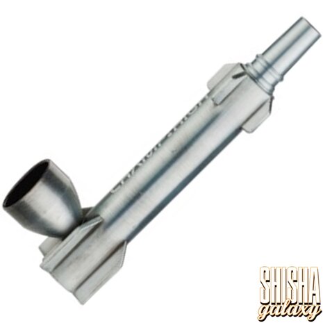 High Champ Champ High - Spaceship Metal - 9 cm - Metall Handpfeife inkl. Sieb - Silver High Champ Champ High - Spaceship Metal - 9 cm - Metall Handpfeife inkl. Sieb - Silver