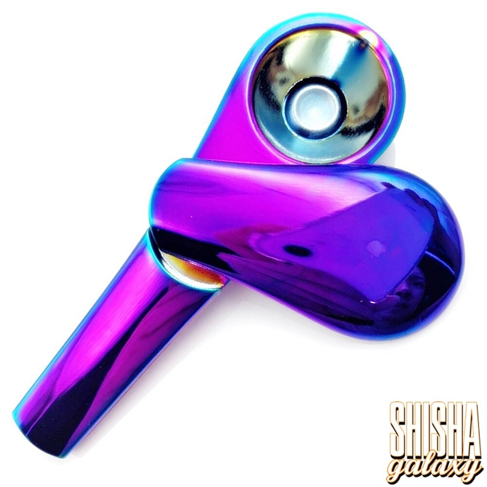 High Champ Champ High - Spoon - 7 cm - Metall Handpfeife inkl. Deckel - Rainbow High Champ Champ High - Spoon - 7 cm - Metall Handpfeife inkl. Deckel - Rainbow