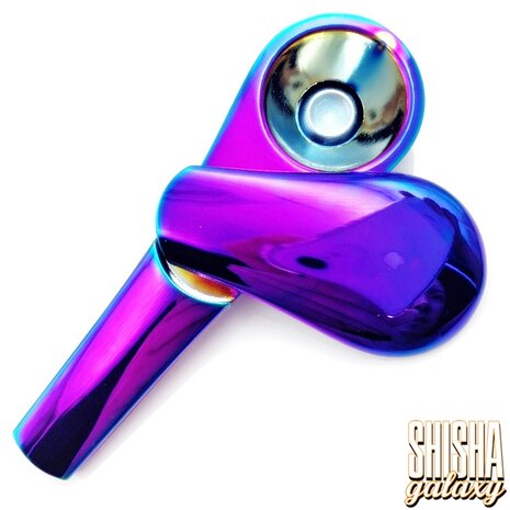 High Champ Champ High - Spoon - 7 cm - Metall Handpfeife inkl. Deckel - Rainbow High Champ Champ High - Spoon - 7 cm - Metall Handpfeife inkl. Deckel - Rainbow