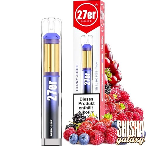 Venookah 27er Berry Juice - 800 Züge / Nikotin 20 mg