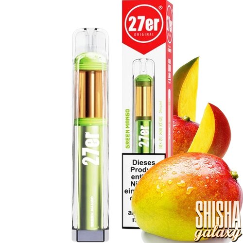 Venookah 27er Green Mango - 800 Züge / Nikotin 20 mg