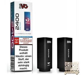 IVG IVG 2400 - Blue Slush - Liquid Pod - Nikotin 20 mg - 2er Pack IVG IVG 2400 - Blue Slush - Liquid Pod - Nikotin 20 mg - 2er Pack