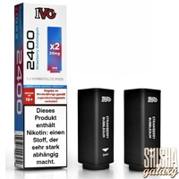 IVG 2400 - Strawberry Bubbelgum - Liquid Pod - Nikotin 20 mg - 2er Pack