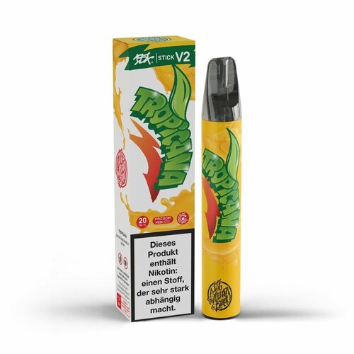 187 Strassenbande 187 Vape V2 - Tropicana - Einweg E-Shisha - 600 Züge / Nikotin 20 mg