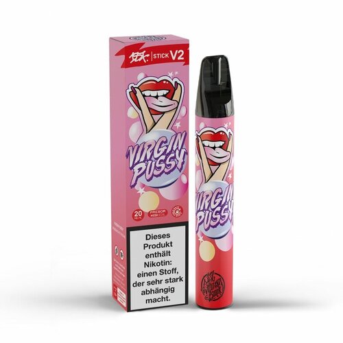 187 Strassenbande 187 Vape V2 - Virgin Pussy - Einweg E-Shisha - 600 Züge / Nikotin 20 mg