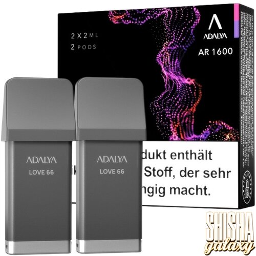 Adalya AR 1600 - Love 66 - Liquid Pod - Nikotin 12 mg - 2er Pack