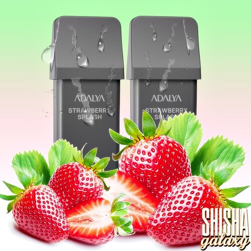 Adalya Adalya AR 1600 - Strawberry Splash - Liquid Pod - 2 ml - Nikotin 12 mg - 2er Pack (4 ml)