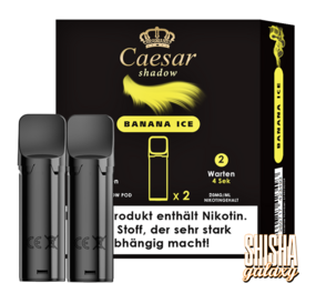Caesar Banana Ice - Liquid Pod - Nikotin 20 mg - 2er Pack Caesar Banana Ice - Liquid Pod - Nikotin 20 mg - 2er Pack
