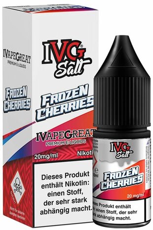 IVG IVG Salt - Frozen Cherries - E-Liquid - Nikotin 20 mg/ml IVG IVG Salt - Frozen Cherries - E-Liquid - Nikotin 20 mg/ml