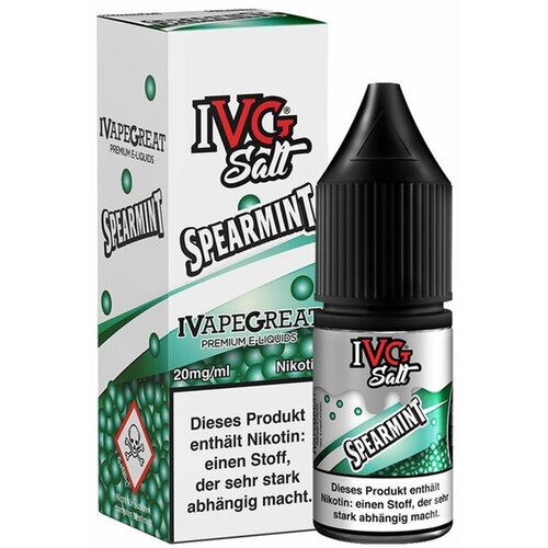 IVG IVG Salt - Spearmint - Liquid - Nikotin 20 mg/ml