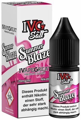 IVG IVG Salt - Summer Blaze - E-Liquid - Nikotin 20 mg/ml IVG IVG Salt - Summer Blaze - E-Liquid - Nikotin 20 mg/ml