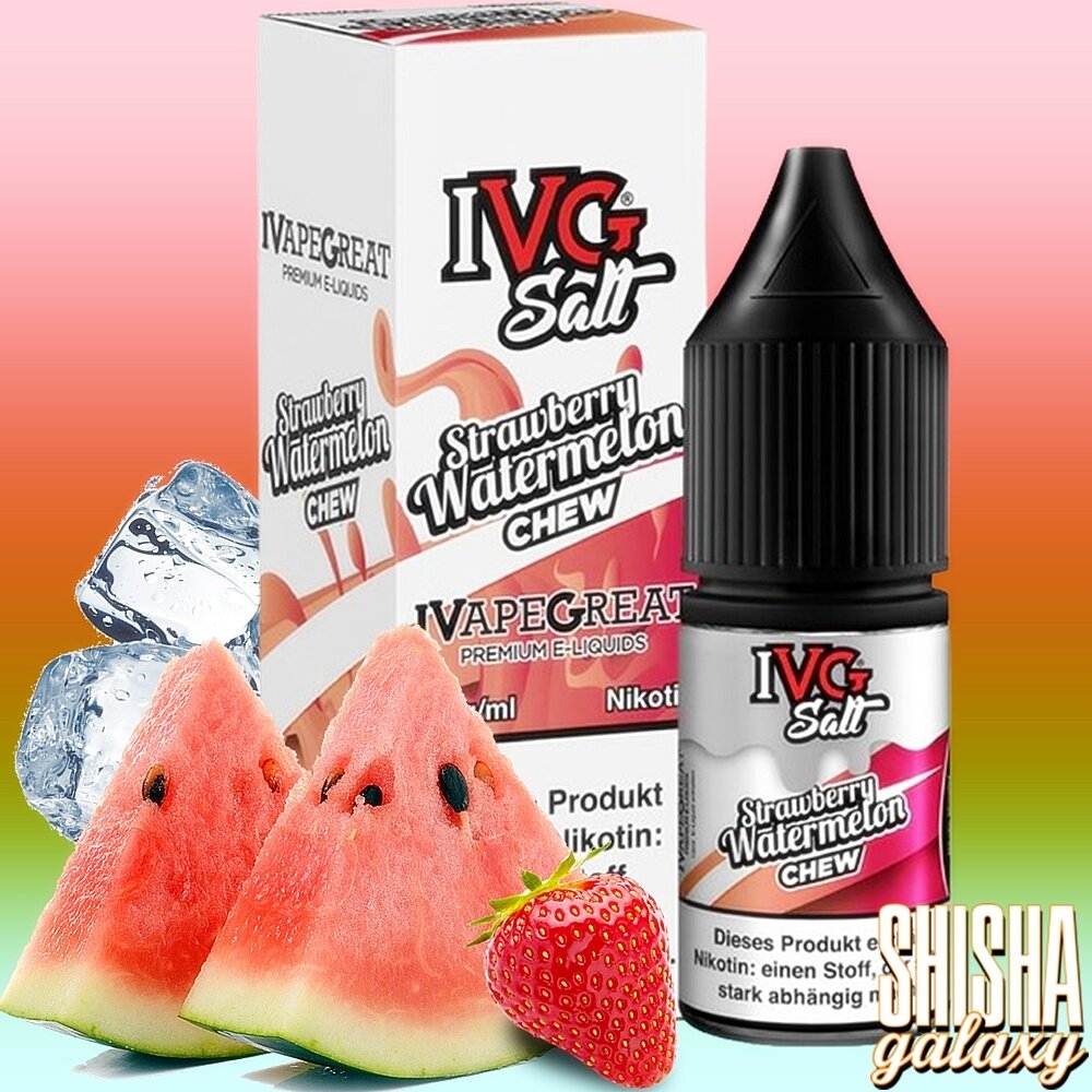 IVG IVG Salt - Strawberry Watermelon Chew - E-Liquid - Nikotin 10 mg/ml IVG IVG Salt - Strawberry Watermelon Chew - E-Liquid - Nikotin 10 mg/ml