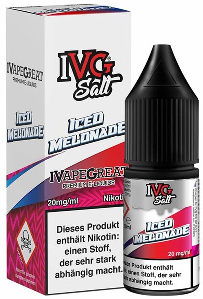 IVG IVG Salt - Iced Melonade - E-Liquid - Nikotin 10 mg/ml IVG IVG Salt - Iced Melonade - E-Liquid - Nikotin 10 mg/ml