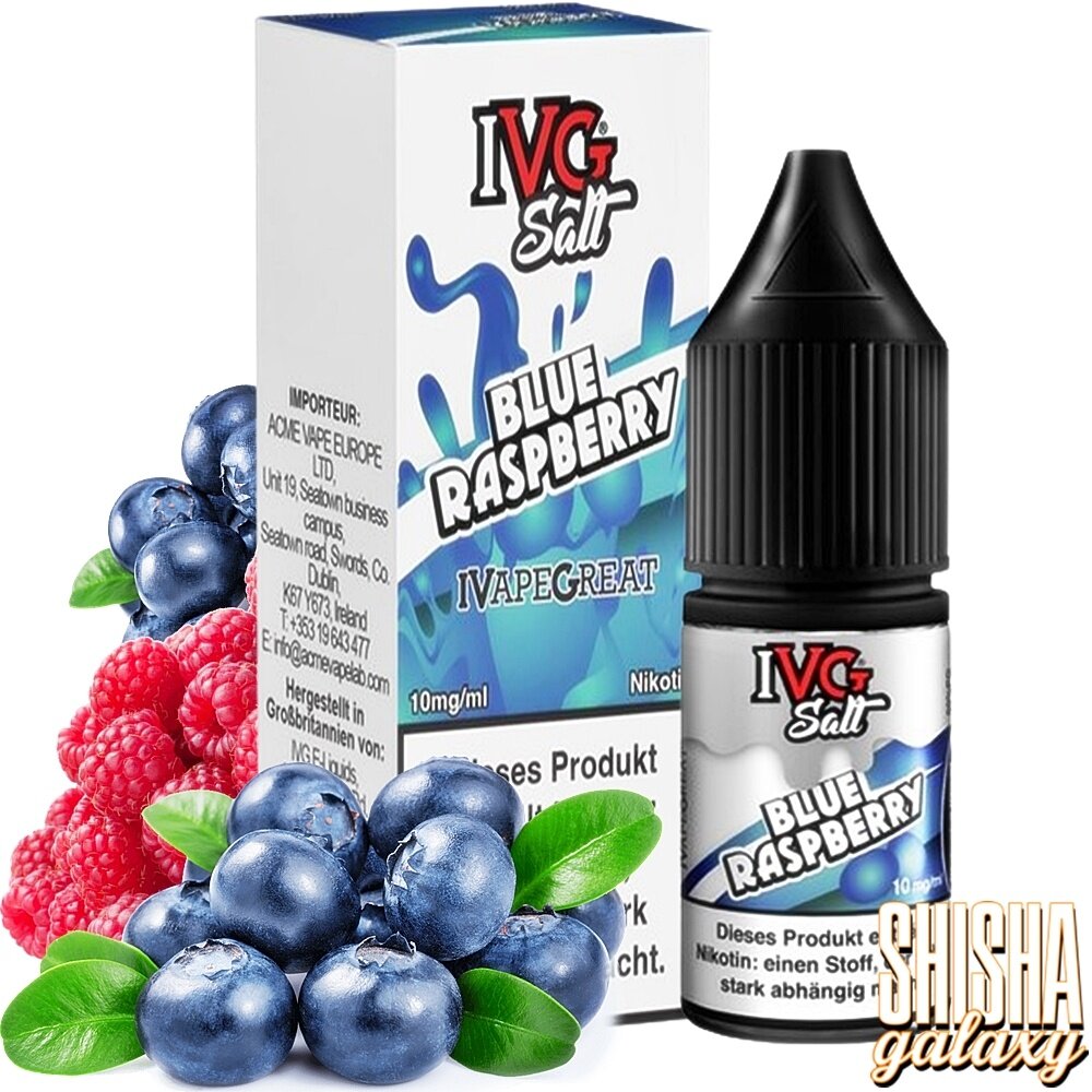 IVG IVG Salt - Blue Raspberry - E-Liquid - Nikotin 10 mg/ml IVG IVG Salt - Blue Raspberry - E-Liquid - Nikotin 10 mg/ml
