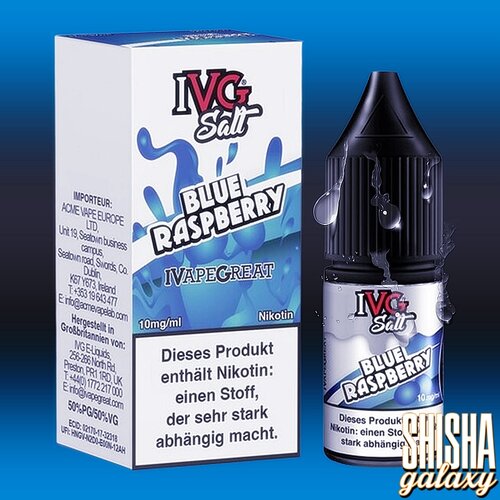IVG IVG Salt - Blue Raspberry - Liquid - Nikotin 10 mg/ml