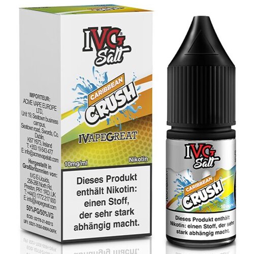 IVG IVG Salt - Caribbean Crush - Liquid - Nikotin 10 mg/ml