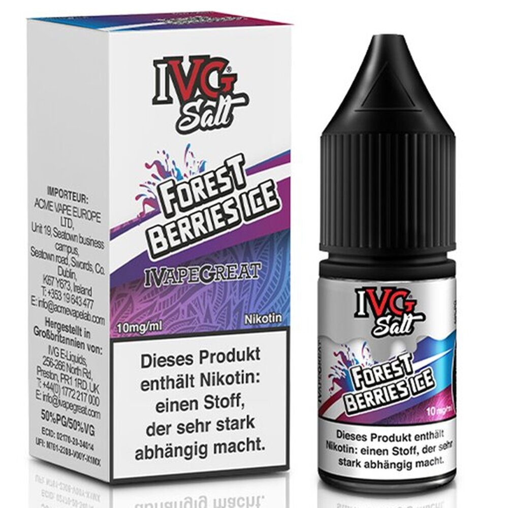 IVG IVG Salt - Forest Berries Ice - E-Liquid - Nikotin 10 mg/ml IVG IVG Salt - Forest Berries Ice - E-Liquid - Nikotin 10 mg/ml