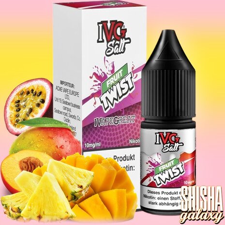 IVG IVG Salt - Fruit Twist - E-Liquid - Nikotin 10 mg/ml IVG IVG Salt - Fruit Twist - E-Liquid - Nikotin 10 mg/ml