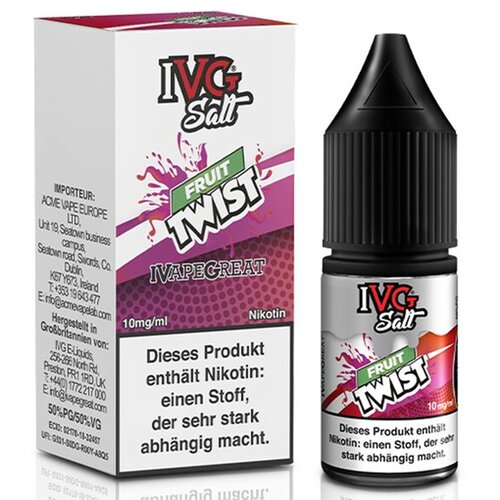 IVG IVG Salt - Fruit Twist - Liquid - Nikotin 10 mg/ml