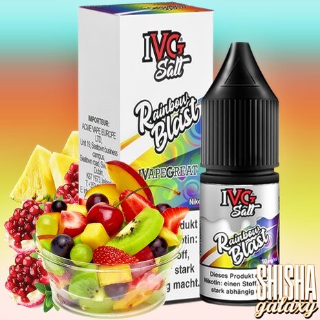 IVG IVG Salt - Rainbow Blast - E-Liquid - Nikotin 10 mg/ml IVG IVG Salt - Rainbow Blast - E-Liquid - Nikotin 10 mg/ml