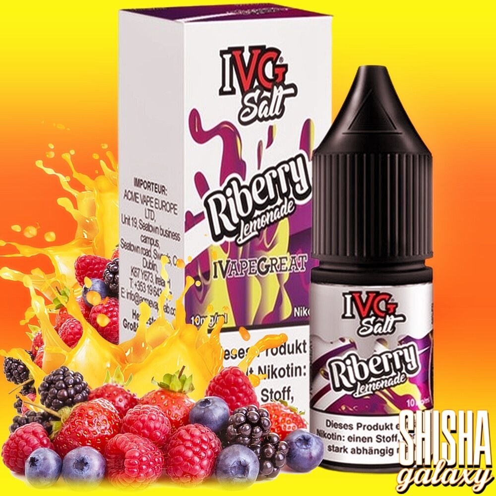 IVG IVG Salt - Riberry Lemonade - E-Liquid - Nikotin 10 mg/ml IVG IVG Salt - Riberry Lemonade - E-Liquid - Nikotin 10 mg/ml