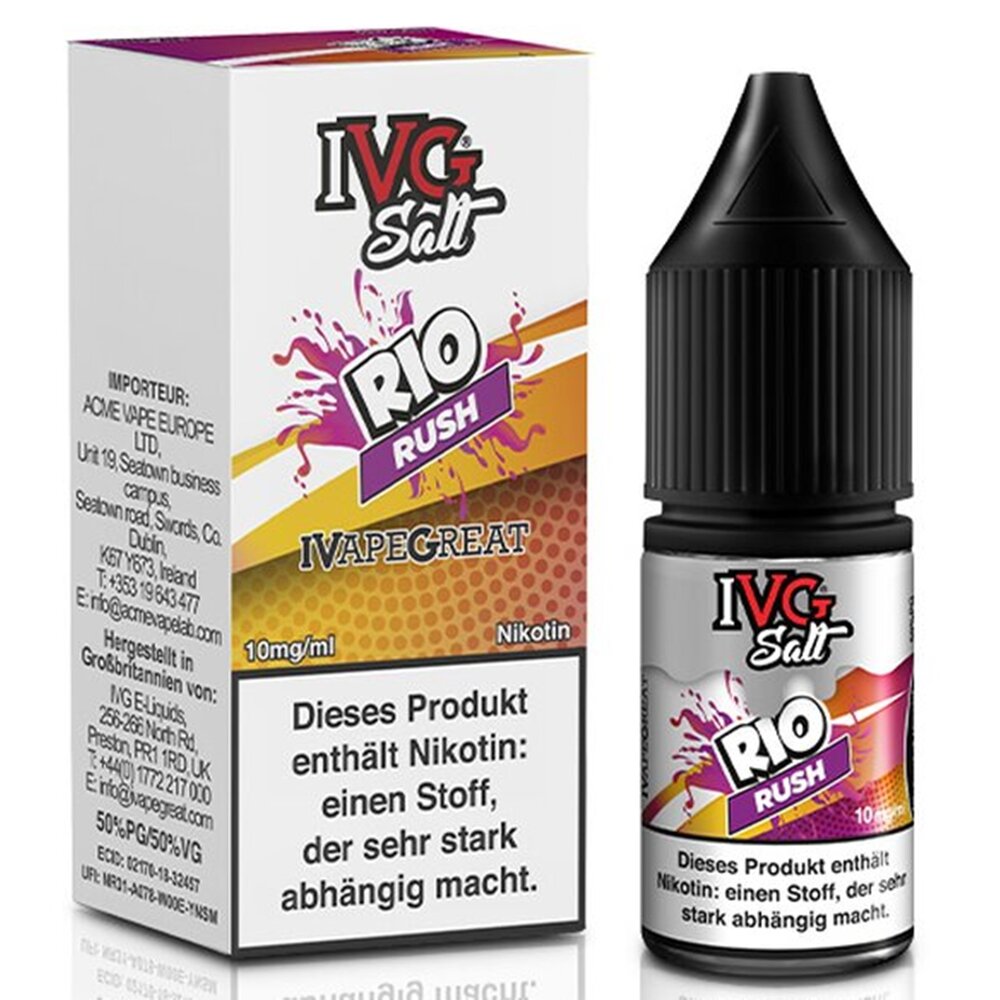 IVG IVG Salt - Rio Rush - E-Liquid - Nikotin 10 mg/ml