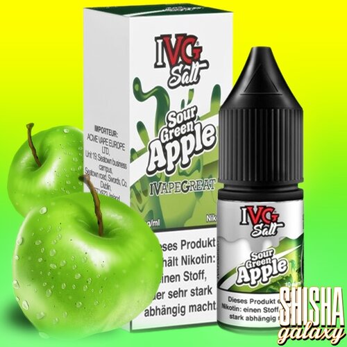 IVG IVG Salt - Sour Green Apple - Liquid - Nikotin 10 mg/ml