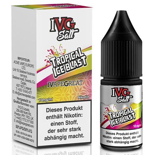 IVG IVG Salt - Tropical Ice Blast - Liquid - Nikotin 20 mg/ml