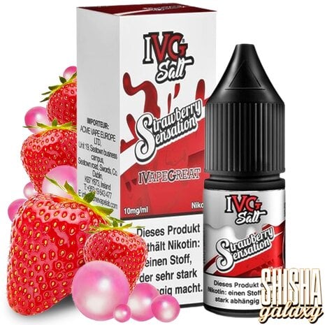 IVG IVG Salt - Strawberry Sensation - E-Liquid - Nikotin 20 mg/ml IVG IVG Salt - Strawberry Sensation - E-Liquid - Nikotin 20 mg/ml