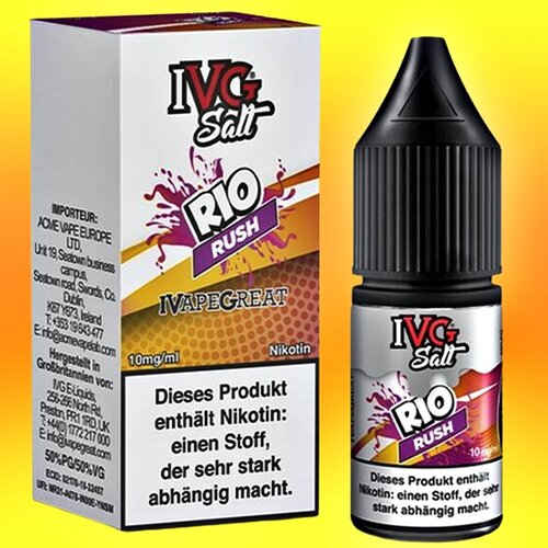 IVG IVG Salt - Rio Rush - Liquid - Nikotin 20 mg/ml