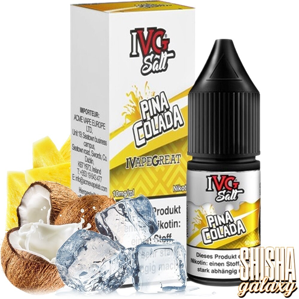 elfbar elfa kaufen IVG Salt - Pina Colada - E-Liquid - Nikotin 20 mg/ml - Nikotinsalz