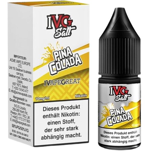 IVG IVG Salt - Pina Colada - Liquid - Nikotin 20 mg/ml