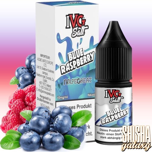 IVG IVG Salt - Blue Raspberry - Liquid - Nikotin 20 mg/ml