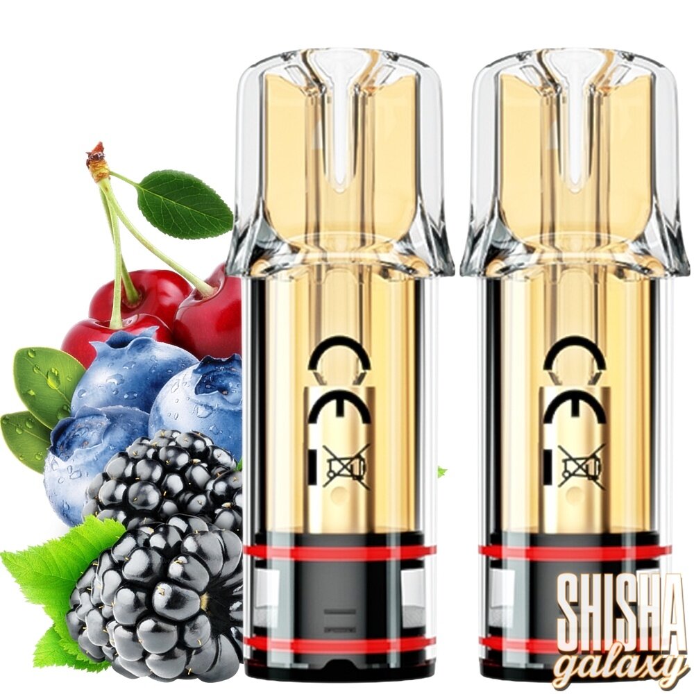 Crystal Plus Crystal Plus SKE - Blueberry Cherry Blackberry - Liquid Pod - 2 ml - Nikotin 20 mg - 2er Pack (4ml) Crystal Plus Crystal Plus SKE - Blueberry Cherry Blackberry - Liquid Pod - 2 ml - Nikotin 20 mg - 2er Pack (4ml)