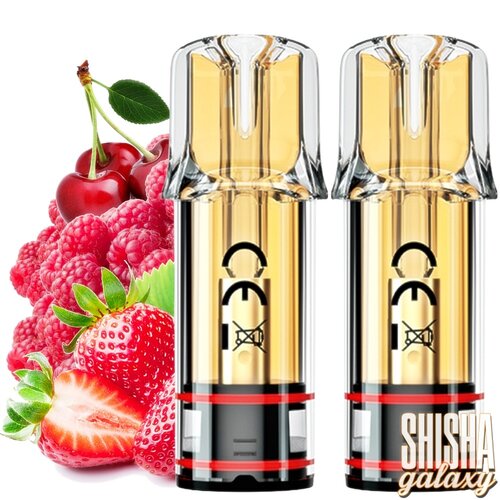 Crystal Plus Crystal Plus - Cherry Strawberry Raspberry - Prefilled Liquid Pod - 2 ml / Nikotin 20 mg (2er Pack)