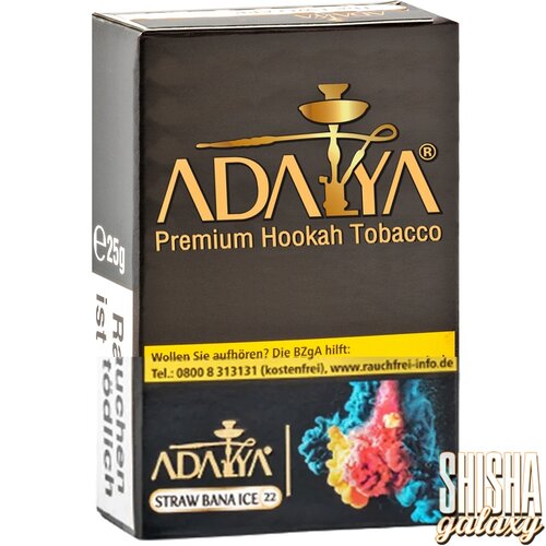 Adalya Adalya Tabak - Straw Bana Ice #22 (25g) - Shisha Tabak