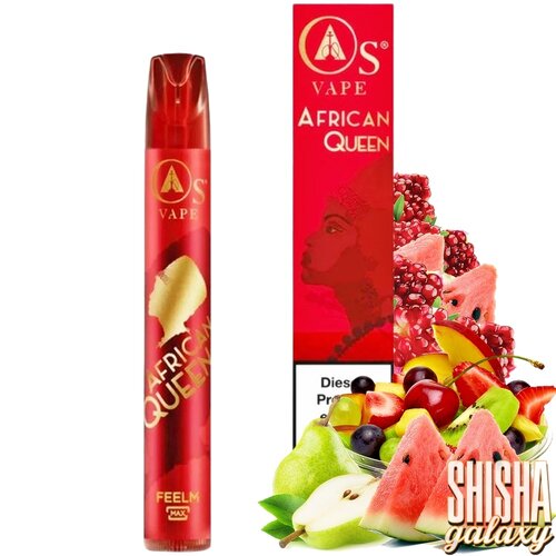 O´s Vape O´s Vape - African Queen - Professional - Einweg E-Shisha - 750 Züge / Nikotin 20 mg