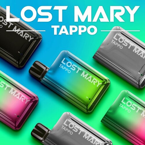 Lost Mary Tappo Lost Mary Tappo by Elfbar - Prefilled Pod Kit - Akku 500 mAh - Blue Green (Wiederaufladbare Mehrweg E-Zigarette)