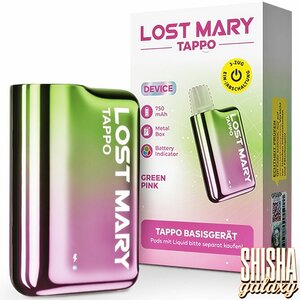 Lost Mary Tappo Tappo - Pod Kit - Akku 750 mAh - Green Pink