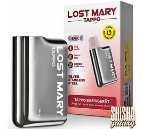 Lost Mary Tappo Tappo - Pod Kit - Akku 750 mAh - Silver Lost Mary Tappo Tappo - Pod Kit - Akku 750 mAh - Silver